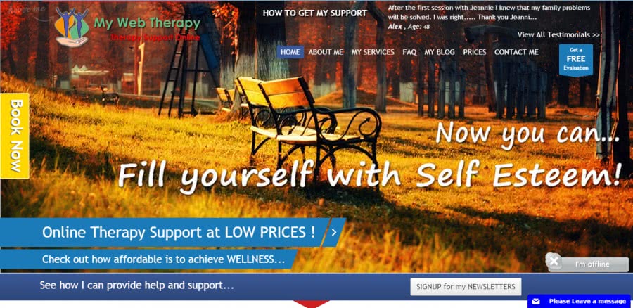 Κατασκευή ιστοσελίδας ψυχολόγου για Online Therapy